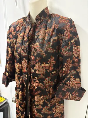 90s Shanghai duster jacket Black thumbnail 7