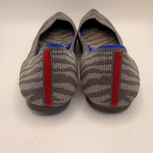 Rothy's The Point Grey Zebra Animal Print Knit Flats Womens Size 7.5 (RETIRED) thumbnail 4