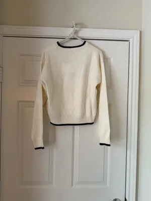 Active USA Cream Embroidered Bear Sweater thumbnail 5