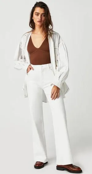 MOTHER The Hustler Roller Skimp White Jeans, Size 27 New w/Tag SOLD OUT thumbnail 14