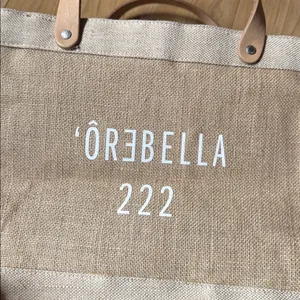 Örebella Tan Canvas Tote Bag thumbnail 2