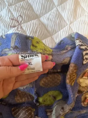 Shrek pajama shorts Blue Size XL thumbnail 2