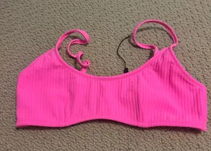 Hot Pink Triangl Bikini Two-Piece thumbnail 1
