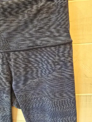{8} Lululemon Wunder Under Hi-Rise 1/2 Tight Crop Legging Linear Flux Battleship thumbnail 5