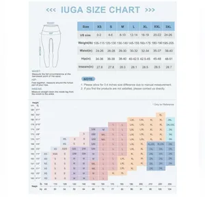 IUGA Yoga Green Butt Lift Leggings XSMALL High Waist Pockets thumbnail 16