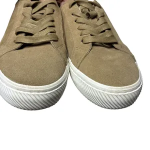 Quince Tan Suede Leather Platform Sneakers Low Top Lace Up Women US 8 thumbnail 2