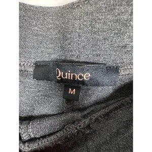 Quince Ponte Straight Leg Pants Women Medium Gray Business Casual Professional thumbnail 6