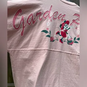Disney Parks 2019 EPCOT Flower and Garden peach Spirit Jersey thumbnail 4