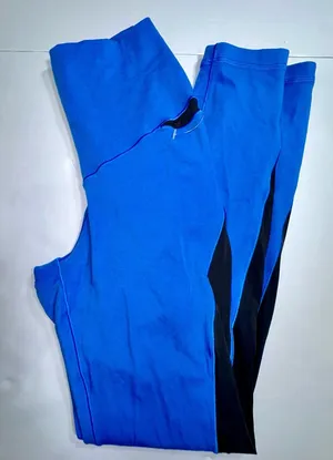 NWOT OFFLINE BY AERIE ruched booty lift leggings in blue and‎ black - size small thumbnail 1