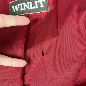 Vintage WINLIT Leather Jacket Womens Small M Red Rust Mod Gogo Hipster 1960s‎ 13 thumbnail 12
