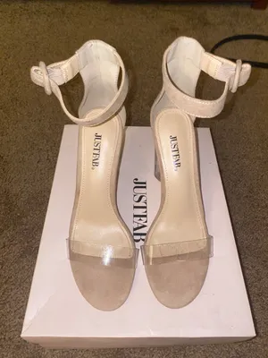 JustFab Nude Heels thumbnail 6