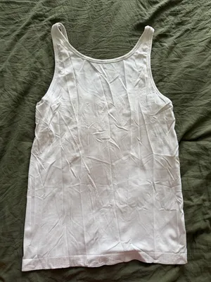 Lululemon White Seek Simplicity Ribbed Tank Size 4 thumbnail 1