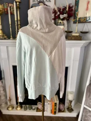 Marc New York MNY Colorblock Cowl Neck Sweatshirt Women’s Large thumbnail 2