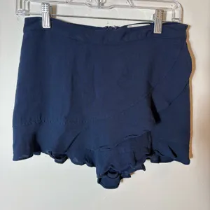 Altar’d‎ State Ruffle Hem Wrap Skort Navy Size Medium thumbnail 1