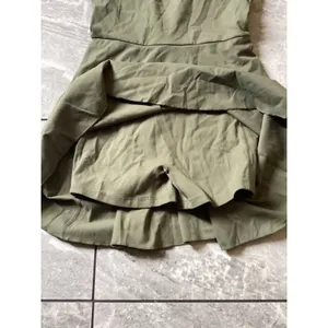 Women Halara NWOT Olive Green Athletic Dress Built-in Shorts Adjustable Strap XS thumbnail 5