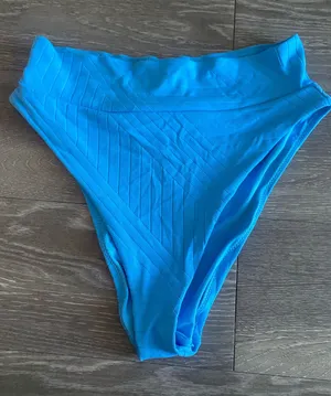Aerie High Waisted High Cut Cheeky swim bottom thumbnail 1