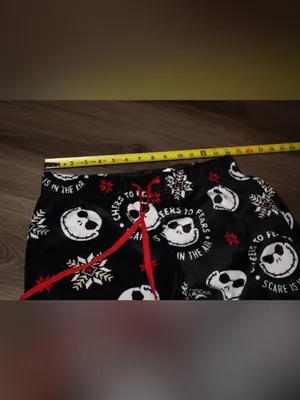 Disney The Nightmare Before Christmas Womens pj's Sleepwear cuff Pant Pajama small 4-6 thumbnail 6