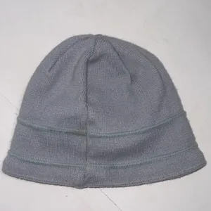 The North Face 100% Wool Blue Stripe Ski Hike Outdoor Warm Beanie Hat‎ Toboggan thumbnail 3