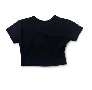 Darc Sport Wolves Crop Top Tee Black Size XS thumbnail 2
