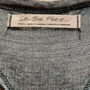 Free People Citrine waffle thermal cotton Top thumbnail 5