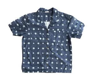Women's Roller Rabbit Star Print Navy‎ Blue Short-Sleeve Pajama *Shirt Only thumbnail 1