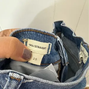 Madewell The 90s Straight Jeans High Rise Vintage Wash Women’s Size 25 thumbnail 8