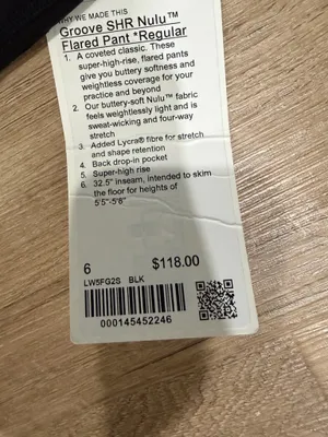 Lululemon Groove Nulu flared pant - black NWT thumbnail 6