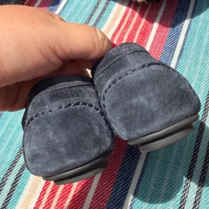 Vionic Women's Mesa 356 Navy Suede Silver Chain Career Comfort Loafers Sz 8.5 thumbnail 7