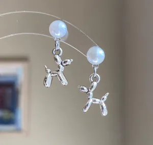 Handmade cute retro y2k ballon dog earrings 🐶🎈 thumbnail 1