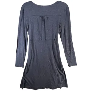 Old Navy Y2K Babydoll‎ Dress Womens L Blue Modal Blend Empire Waist Soft Stretch thumbnail 5