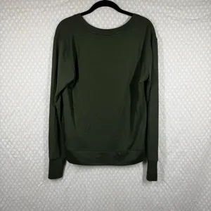 Athleta Green Sunrise‎ V Neck Sweatshirt thumbnail 5