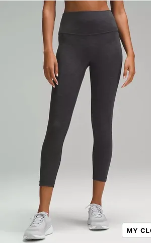 Lululemon Heathered Graphite Grey Leggings thumbnail 1