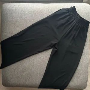 Women’s Casual Wide Leg Cinch Waist Trouser Pants Small thumbnail 7