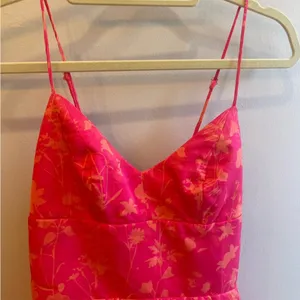 Amanda Uprichard Thaddea Maxi Dress ‎ Pink Floral Women's Dress thumbnail 4