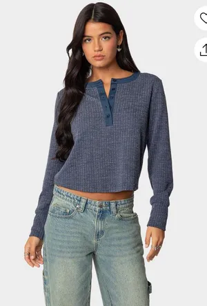Edikted Top Long Sleeve thumbnail 1