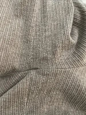 Halara Ribbed Mid Rise Drawstring Pockets Wide Leg Cargo Pants Medium Taupe thumbnail 9