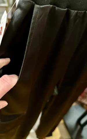 Boutique Black Satin Pants thumbnail 4