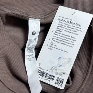 NEW Lululemon Scuba‎ Mid Rise Mini Skirt Color Taupe Athleisure Comfort Chic S thumbnail 7