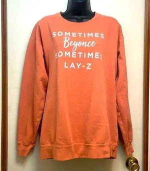Women’s‎ large graphic, heavyweight crewneck sweater. thumbnail 1