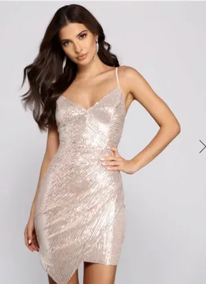 Windsor Sequin Mini Dress thumbnail 1