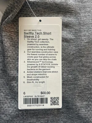 Lululemon Swiftly Short Sleeve thumbnail 4