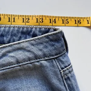 Kancan Jeans Womens 5/26 Light Wash Mid Rise Distressed Destroyed Tapered Denim thumbnail 10