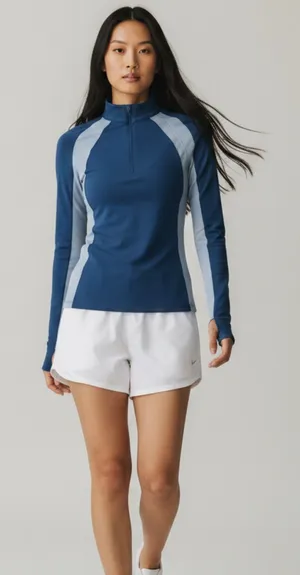 The North Face Flight Series quarter zip top w thumbholes thumbnail 1