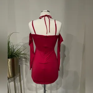 New!‎ Lovers and Friends Tigre Mini Dress In Red Sz Small $178 thumbnail 7