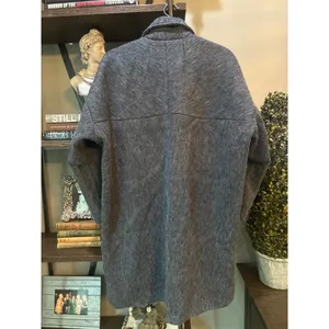 Nü Denmark Ragna Wool Blend Jacket Classic Navy Mix Womens Size Small Blue thumbnail 8