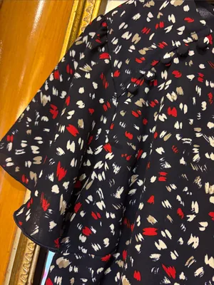 Red, White & Blue Flutter Sleeve Top - Size XL thumbnail 3