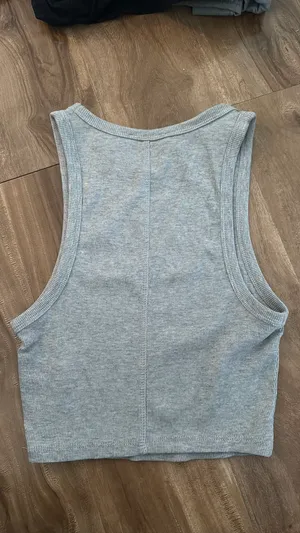 ZARA Grey Tank Top thumbnail 2