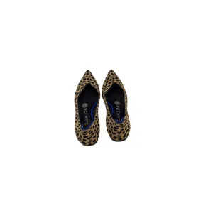 Rothy's Shoes The Point Leopard Print Knit Ballet Flats Size 6 thumbnail 4