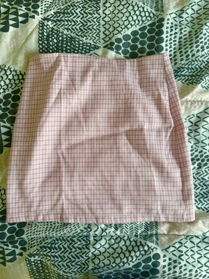 Hesperus Pink Plaid Skirt thumbnail 3