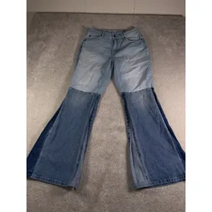shyanne jeans super flare raw hem color block 32 thumbnail 3